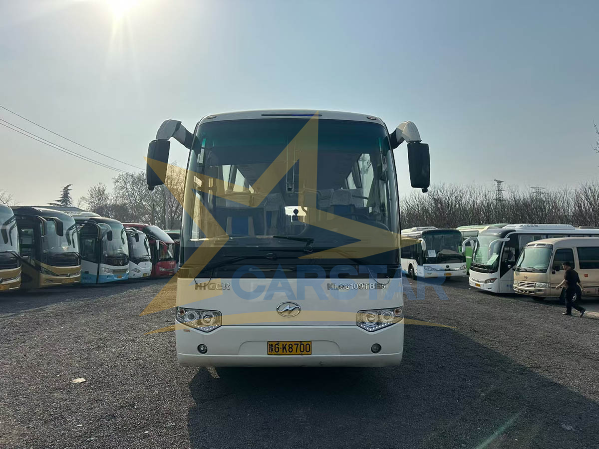Used HIGER 6109 Coach: 45 seats, Wechai 320 engine, non-commercial use.